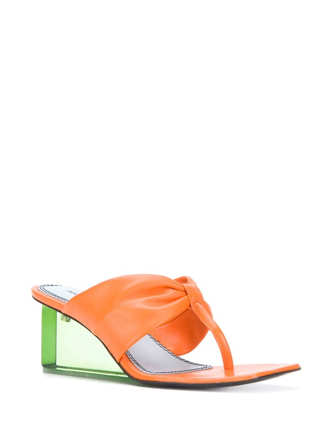 Karina colour-block wedges