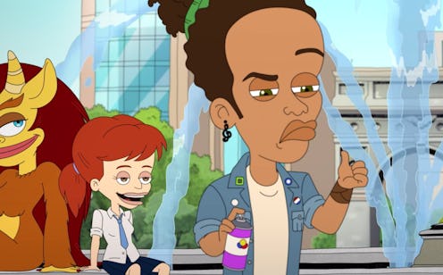 Jessi's new boyfriend Michaelangelo in 'Big Mouth' Season 4, voiced by Sterling K. Brown.