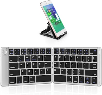  Roll over image to zoom in Samsers Foldable Bluetooth Keyboard