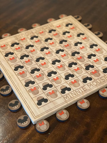 Handmade Checker Board, Mickey and Minnie Inspired