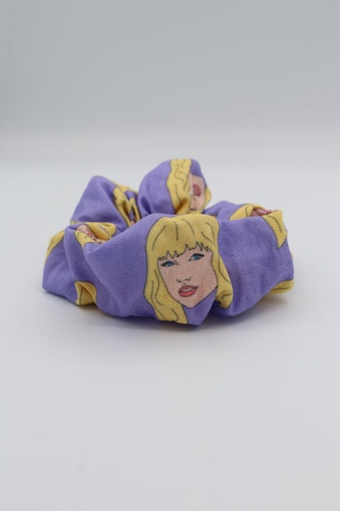 Purple Taylor Swift hair scrunchie 
