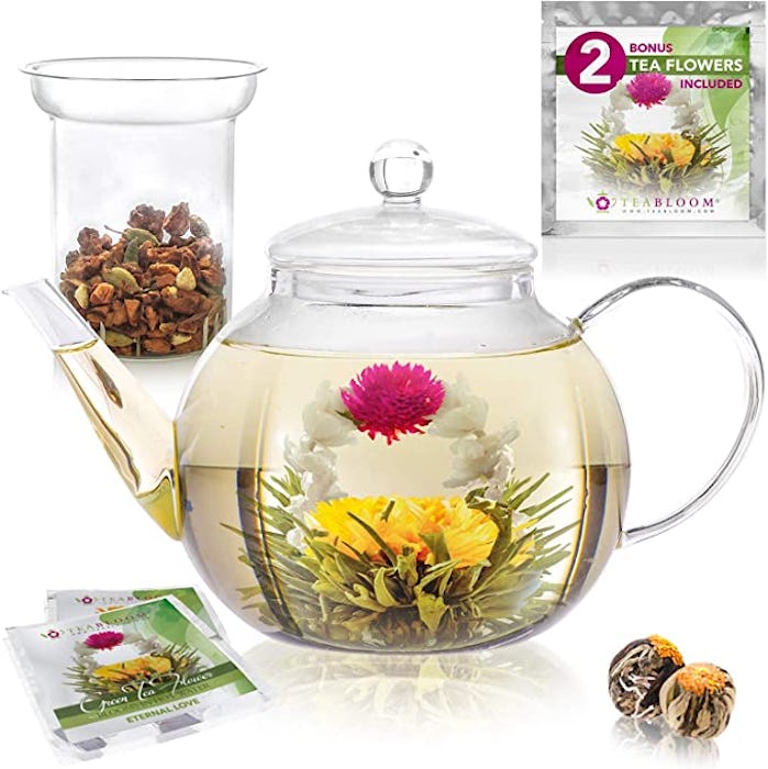Teabloom Glass Tea Pot