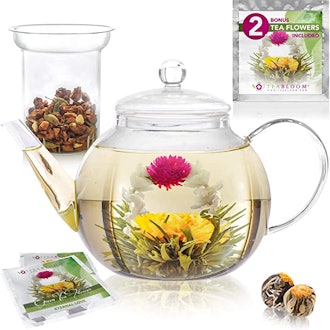 Teabloom Glass Tea Pot