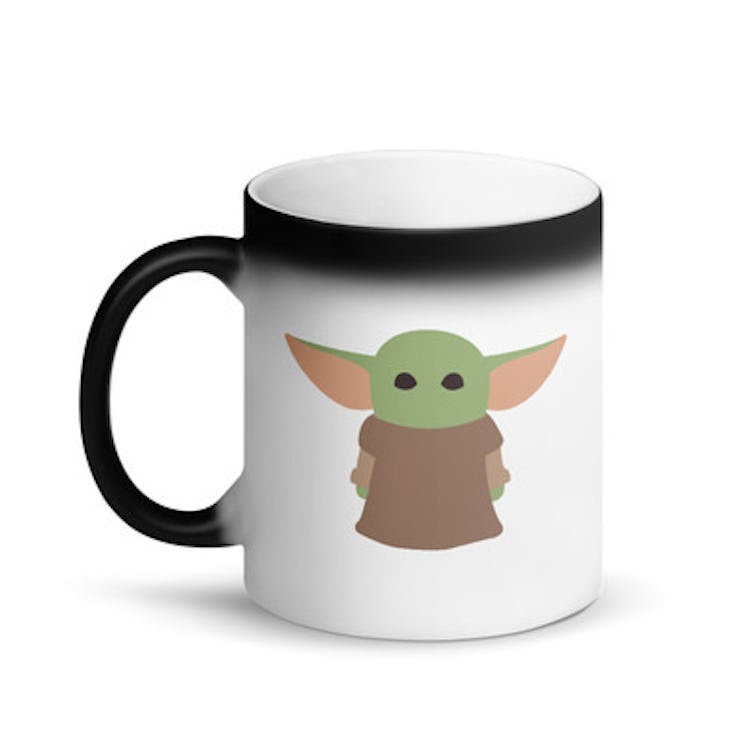 Baby Yoda starwars Matte Black Magic coffee Mug