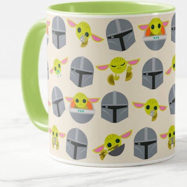 Baby Yoda Grogu Mandalorian Star Wars Evening 15 oz Ceramic Black