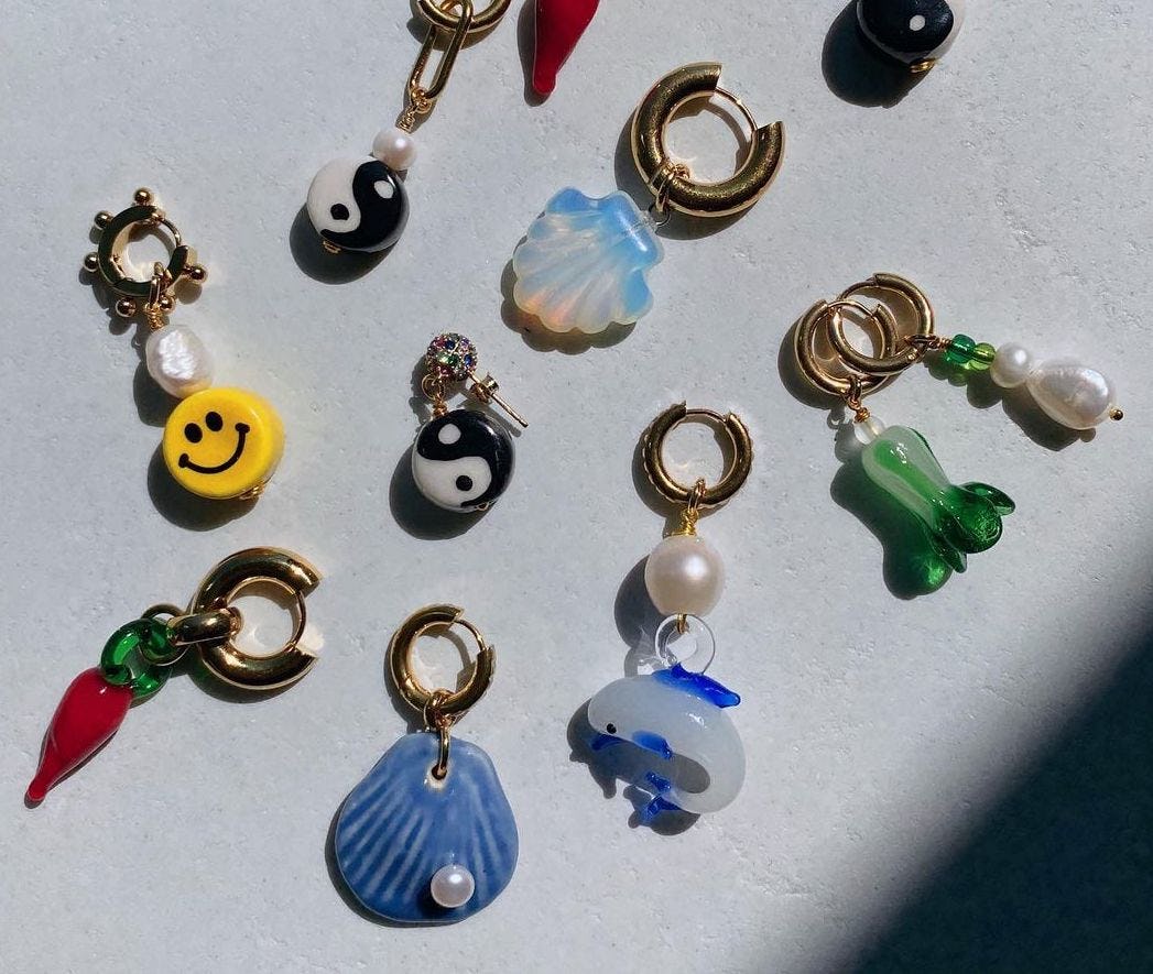 weird charms for earrings