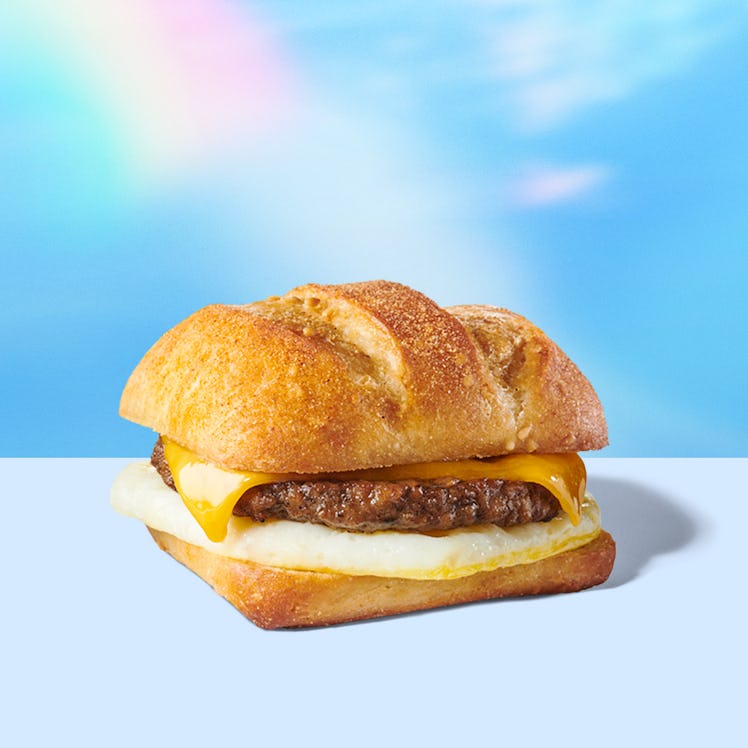 Starbucks' January 2021 Meatless Mondays deal includes $2 off its Impossible Breakfast Sandwich.
