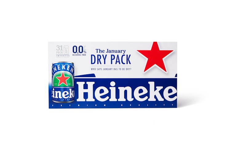 Heineken is giving away packs of its alcohol-free beer in time for dry January.
