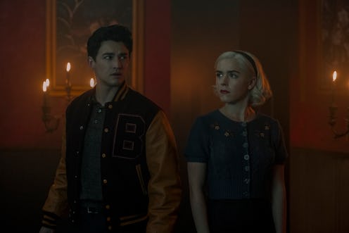 Sabrina and Nick on 'Chilling Adventures of Sabrina'