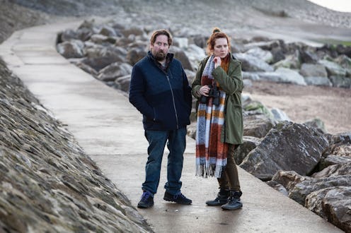 jim howick and katherine parkinson in bbc's pandemonium