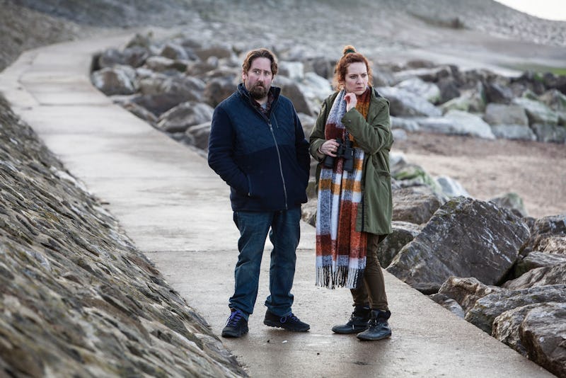 jim howick and katherine parkinson in bbc's pandemonium 