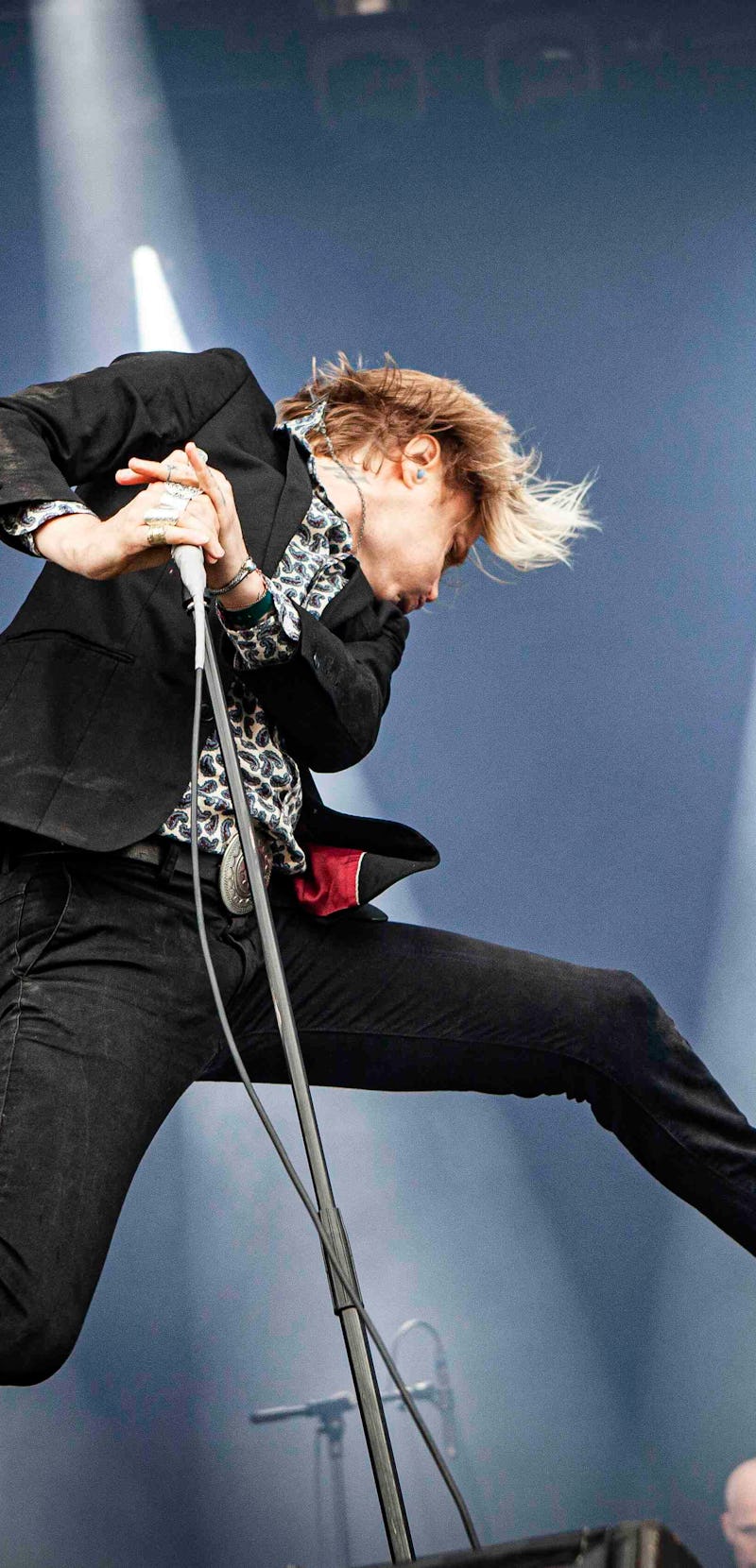 The Swedish hardcore punk band Refused performs a live concert during the Danish heavy metal festiva...