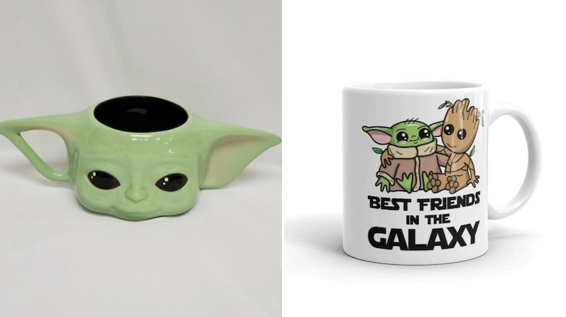 Details about   BABY YODA COFFEE mug The Mandalorian Star Wars cup Cuppy cup for my hot choccy 