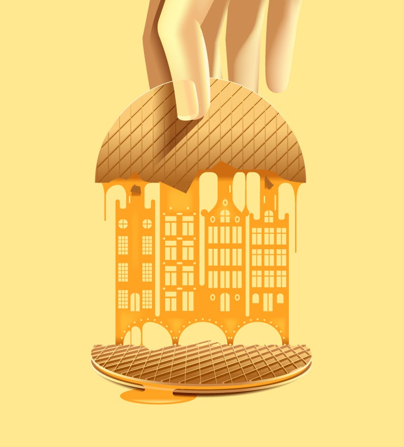 Andrew Nye's edible cities artwork Amsterdam