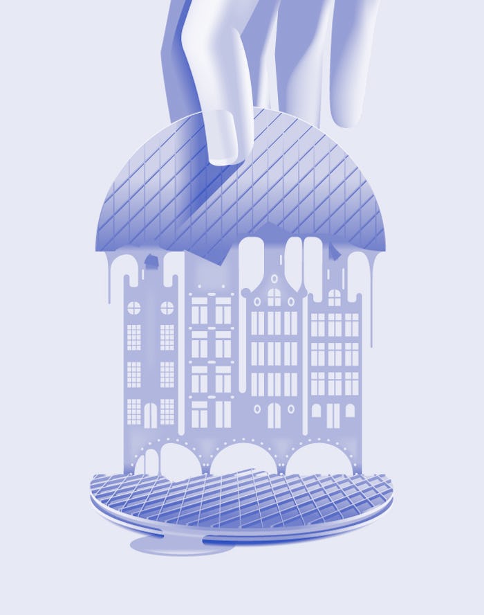 Andrew Nye's edible cities artwork Amsterdam