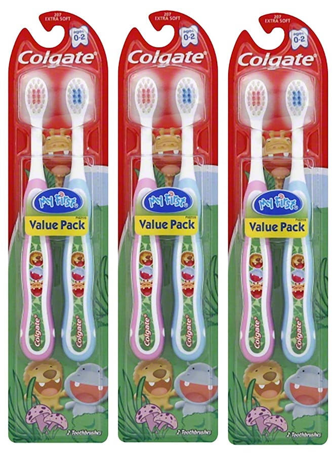 Colgate My First Baby and Toddler Toothbrush (Set of 6)