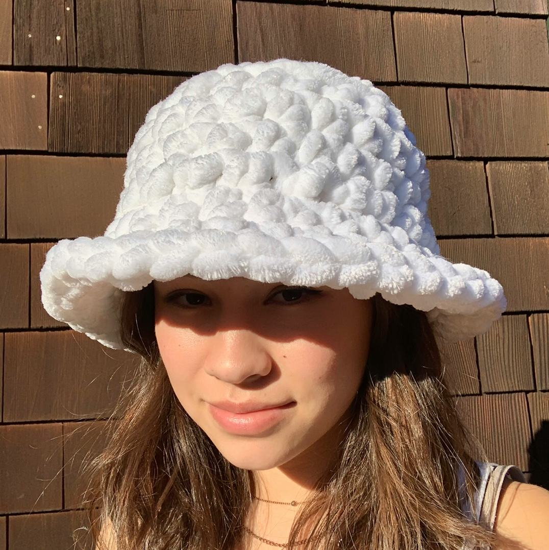 cos crochet bucket hat
