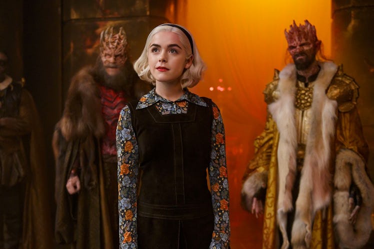 Salem from 'Sabrina the Teenage Witch' has an appearance in 'Chilling Adventures of Sabrina' Part 4.
