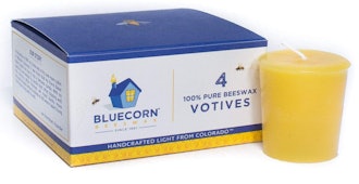 Bluecorn Beeswax Votive (4-Pack)