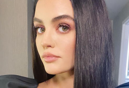 Lucy Hale wore a little black dress that's perfect for NYE