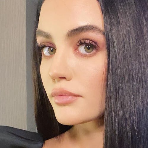 Lucy Hale wore a little black dress that's perfect for NYE