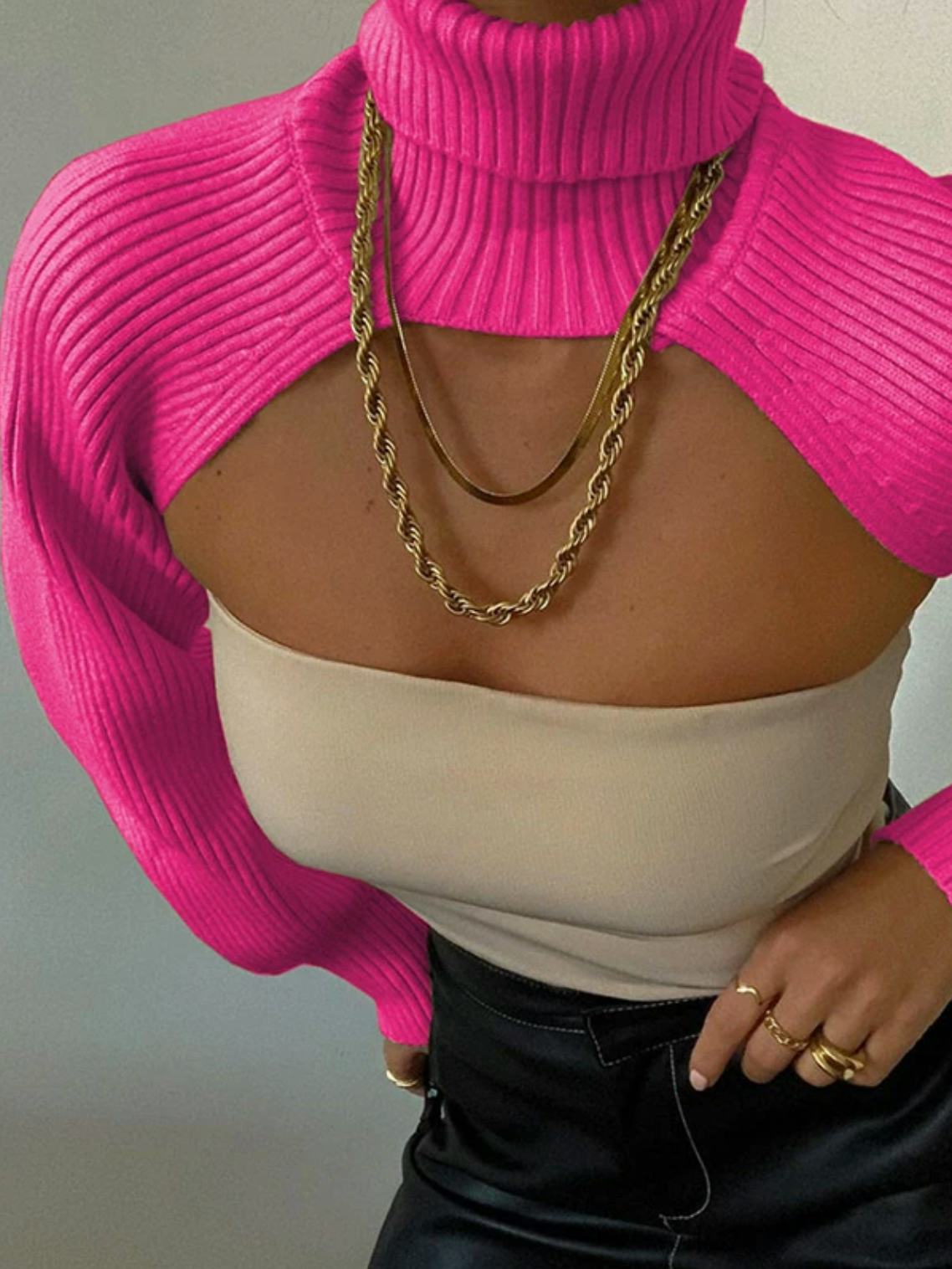 The Shrug Sweater Is A Transitional Knitwear Favorite