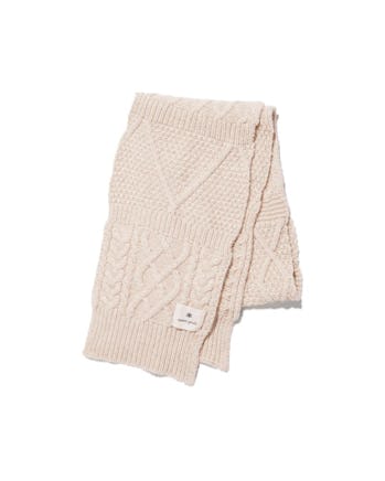 Snow Peak Alpaca Knit Scarf