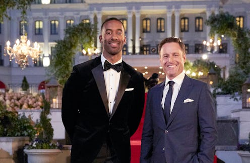 Matt James and Chris Harrison on The Bachelor via the ABC press site