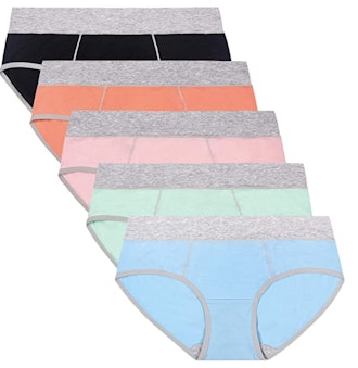 Tutuesther Cotton Hipster Underwear (5-Pack)