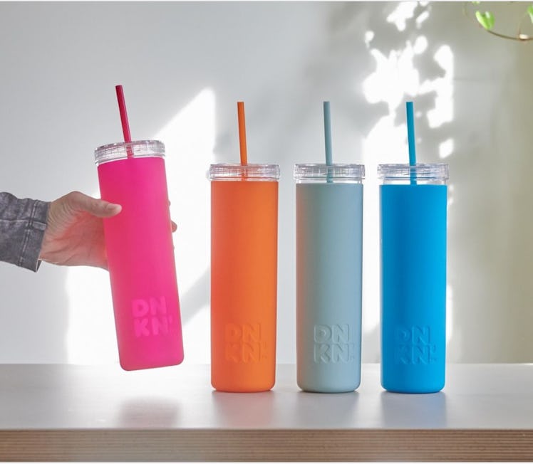 Dunkin' launched some new DNKN' silicone sippers.