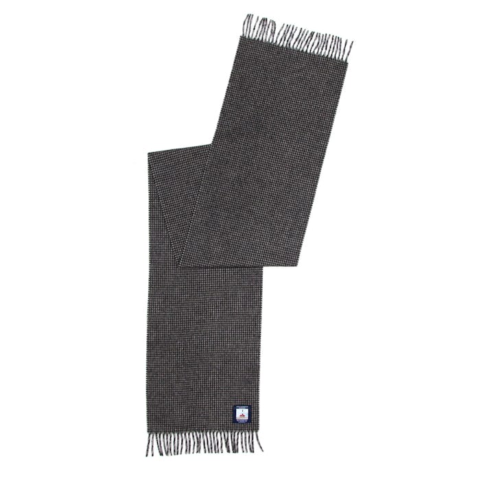 Noah Houndstooth Cashmere Scarf 