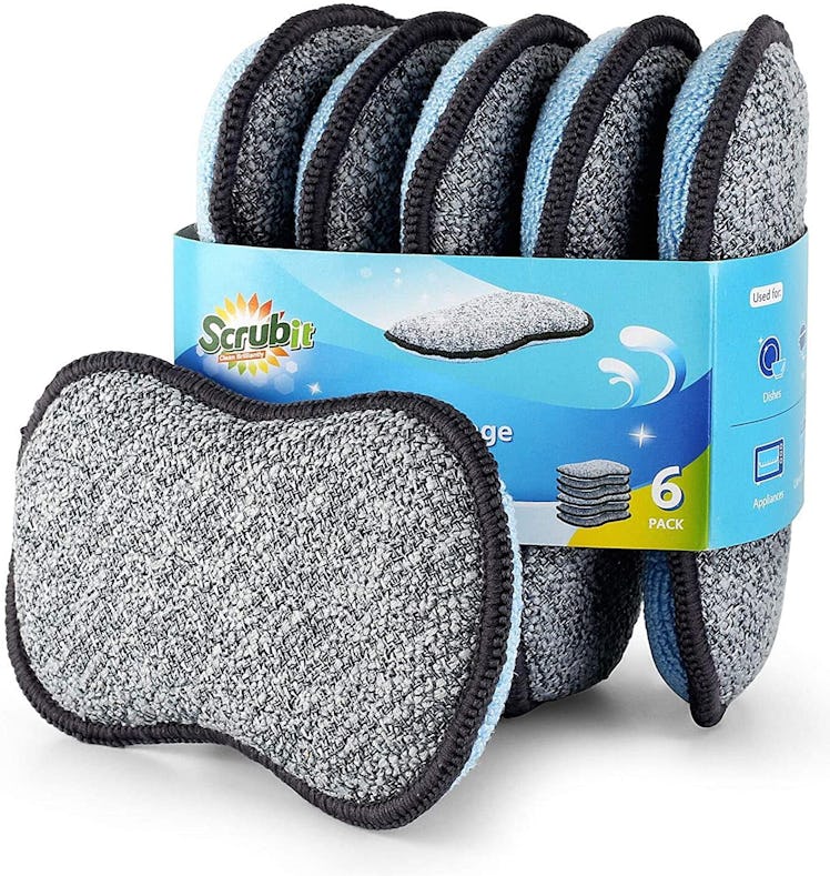 Scrub-It Microfiber Scrub Sponges (6-Pack)