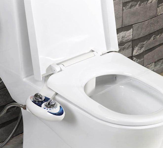 Fresh Water Non-Electric Mechanical Bidet Toilet Attachment