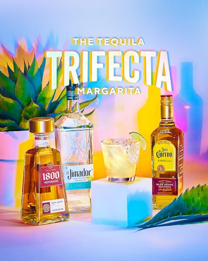 Chili's Jan. 2021 $5 Margarita of the Month features three different tequilas.