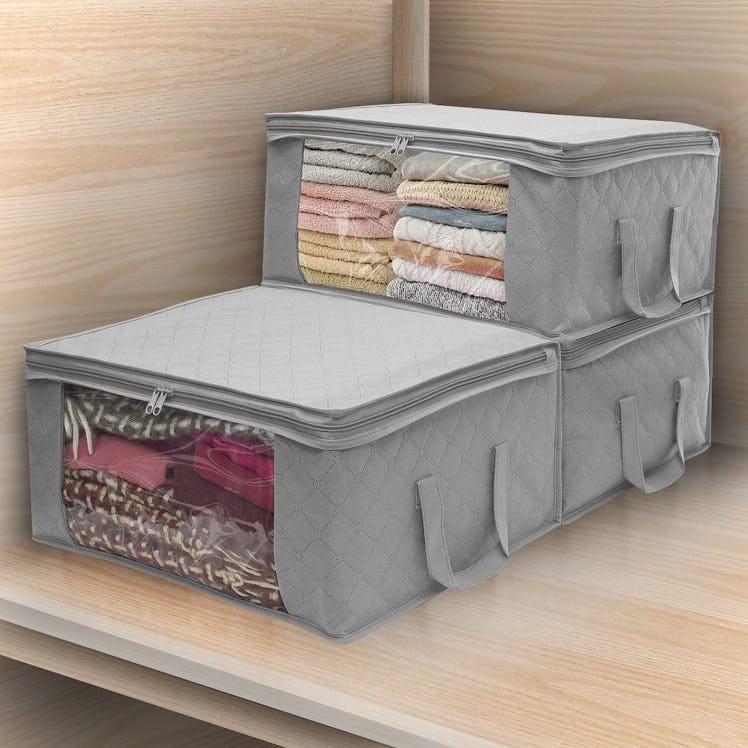 Sorbus Foldable Storage Bag Organizers (3-Pack)