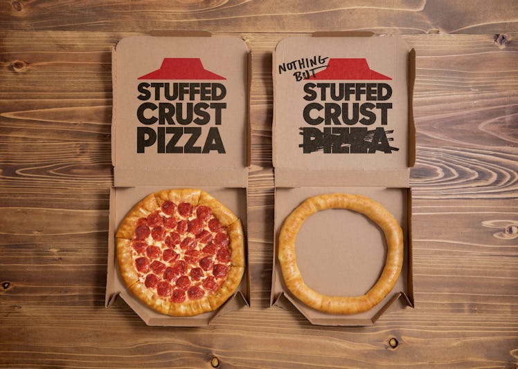Pizza Hut's Nothing But Stuffed Crust is a twist on a popular offering.