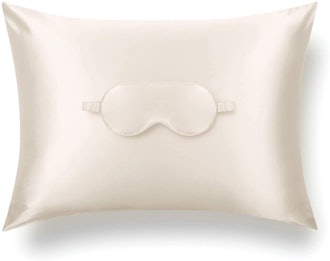 Tafts 100% Pure Mulberry Silk Pillowcase & Sleep Mask