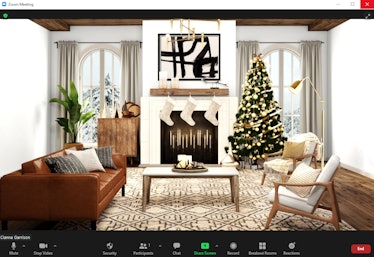 Here are some of the best fireplace Zoom backgrounds to warm up your calls this winter.