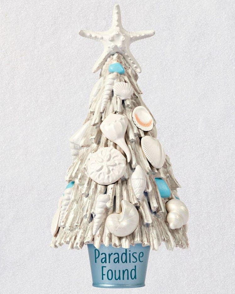Paradise Found Beach Driftwood Tree Ornament