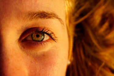 Close-Up Of Woman's Eye