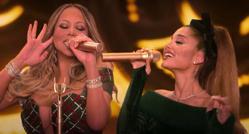 Mariah Carey and Ariana Grande in 'Mariah Carey’s Magical Christmas Special'