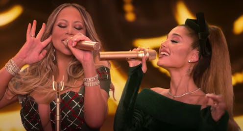 Mariah Carey and Ariana Grande in 'Mariah Carey’s Magical Christmas Special'
