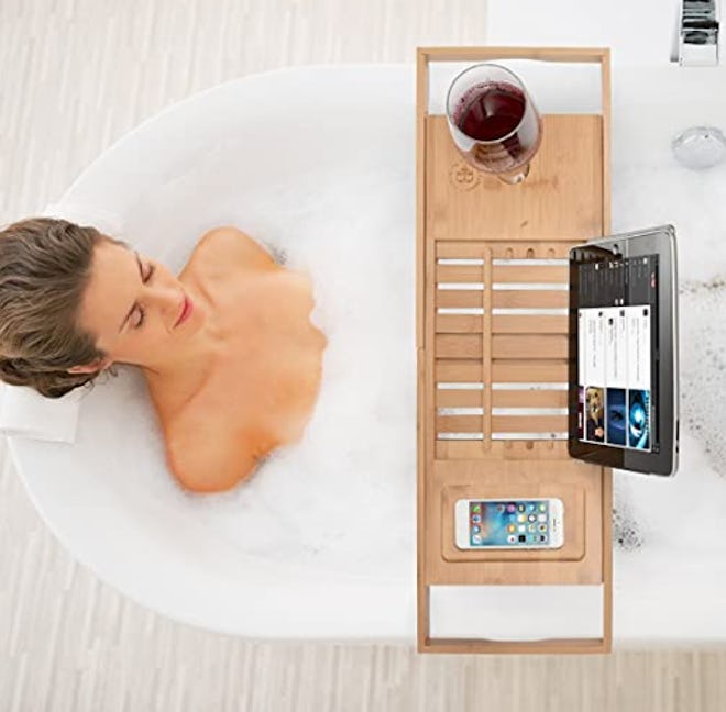 Bambüsi Bamboo Bathtub Tray Caddy