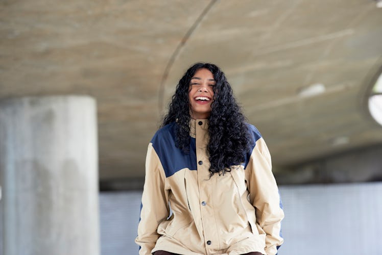 Young woman smiling