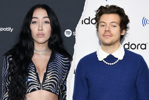 Noah Cyrus and Harry Styles split image