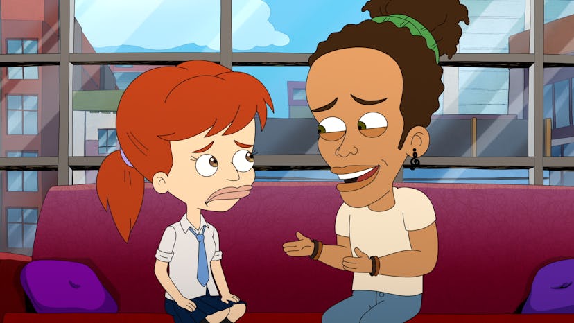 Jessi and Michael Angelo in Big Mouth Season 4.