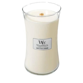 Woodwick White Tea and Jasmine Large Jar Candle