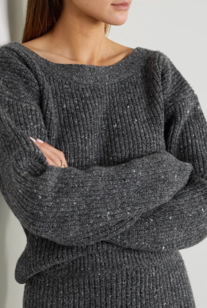 Beverly ribbed wool and cashmere-blend sweater