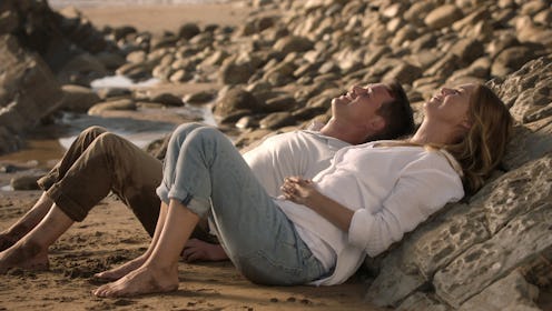 T.R. Knight as George O'Malley and Ellen Pompeo as Meredith Grey in 'Grey's Anatomy' Season 17 via A...