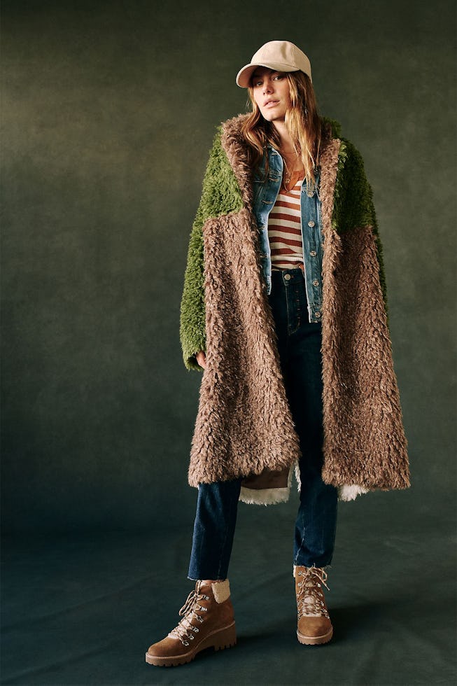 Teddy 2025 coat anthropologie